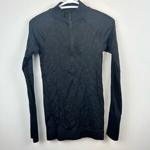 Lululemon Restless Half Zip Pullover Black Size 2